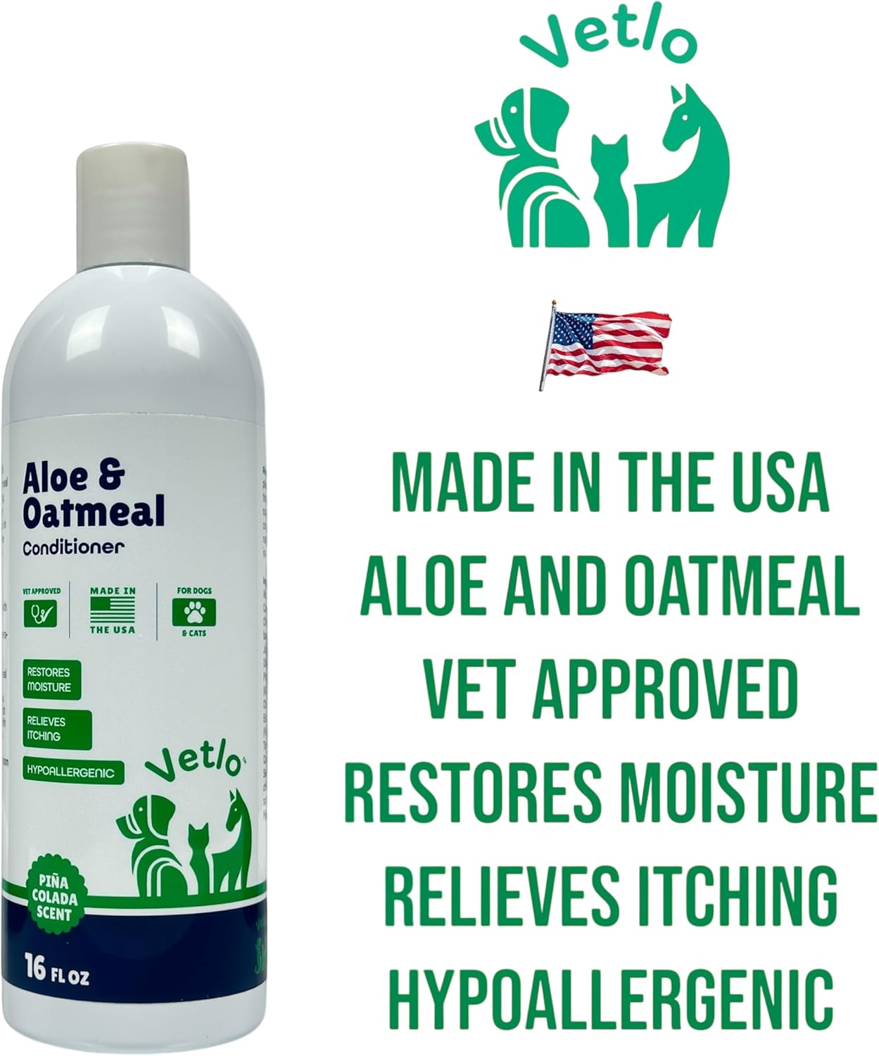 Dog Conditioner for Allergies and Itching & Daily Use - Detangling