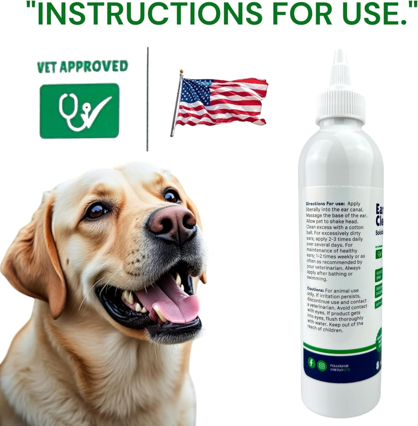 Dog Ear Cleaner Bay Vetlo