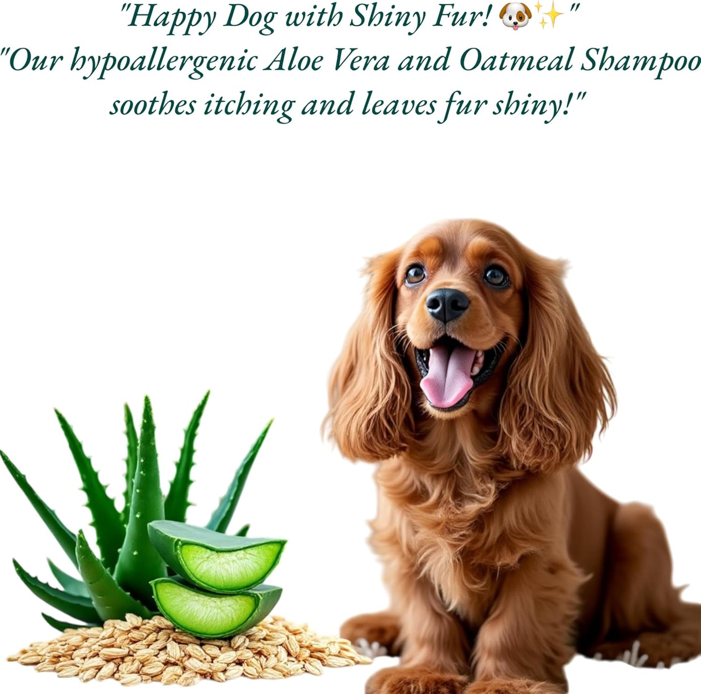 Dog Shampoo and Conditioner Set for Allergies