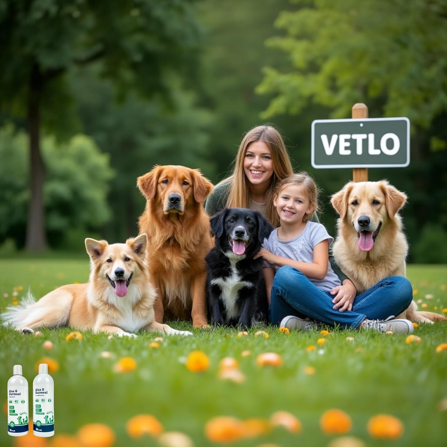 Dog Shampoo and Conditioner Set for Allergies